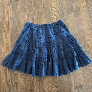Navy Blue Mini Skirt
